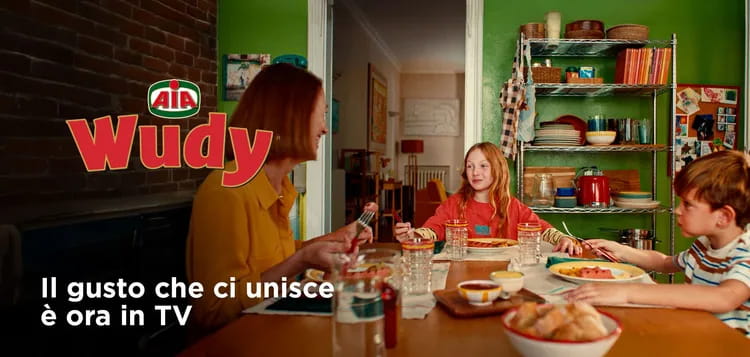 Wudy, il gusto che ci unisce. Ora in TV!