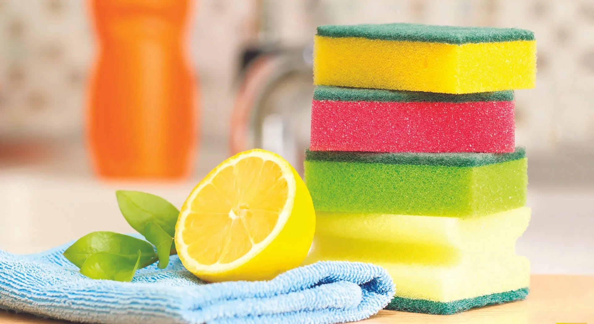 Wie man Schwämme mit der Mikrowelle reinigt